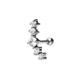 Piercing Ohrschmuck Stylische Kristalle im Piercing Center Aurich