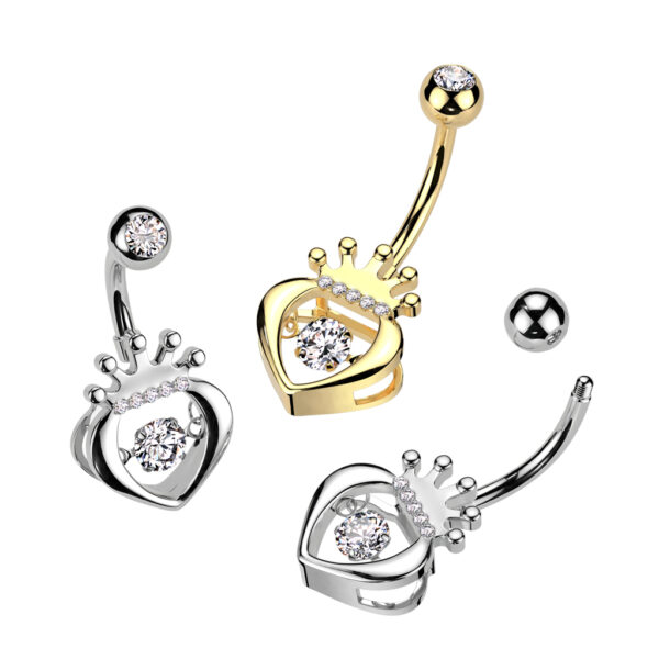 Piercing Bauchschmuck Krone im Piercing Center Aurich