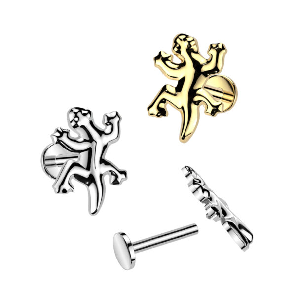 Ohrschmuck Gecko im Piercing Center Aurich