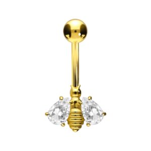 <center>Biene<center>Titan nickelfrei<center>Verschiedene Farben<center>