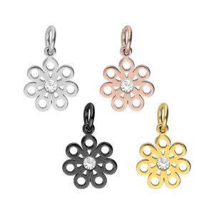 <center>Blüte<center>Clicker Anhänger<center>Verschiedene Farben<center>