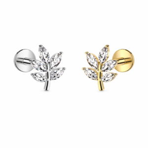 Piercing Ohrschmuck Blattzauber im Piercing Center Aurich