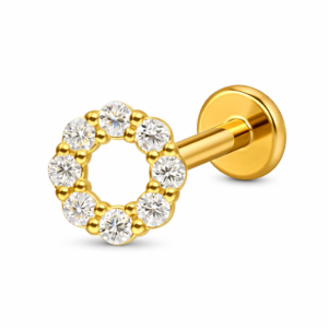 Piercing Ohrschmuck Kristall Kreis im Piercing Center Aurich