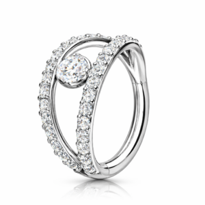 Piercing Segmentring Strahlenkranz im Piercing Center Aurich