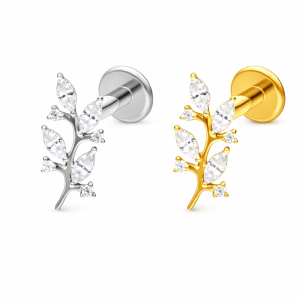 Piercing Ohrschmuck Kristallranke im Piercing Center Aurich