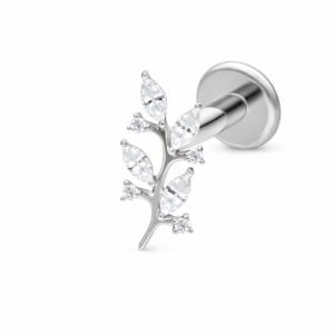 Piercing Ohrschmuck Kristallranke im Piercing Center Aurich